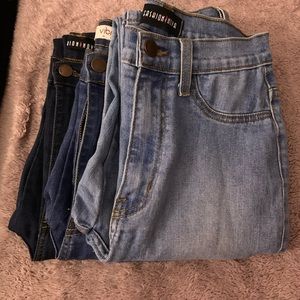 Fashion Nova High Waisted Skinny Jeans Bundle